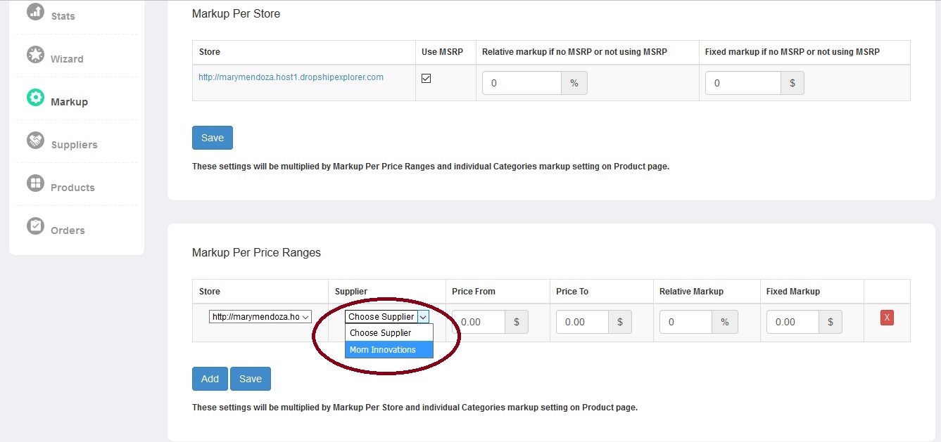 Dropship Explorer - Dropship Admin Panel - Guidelines